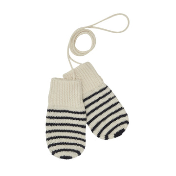 Wanten - ecru/dark navy - FUB